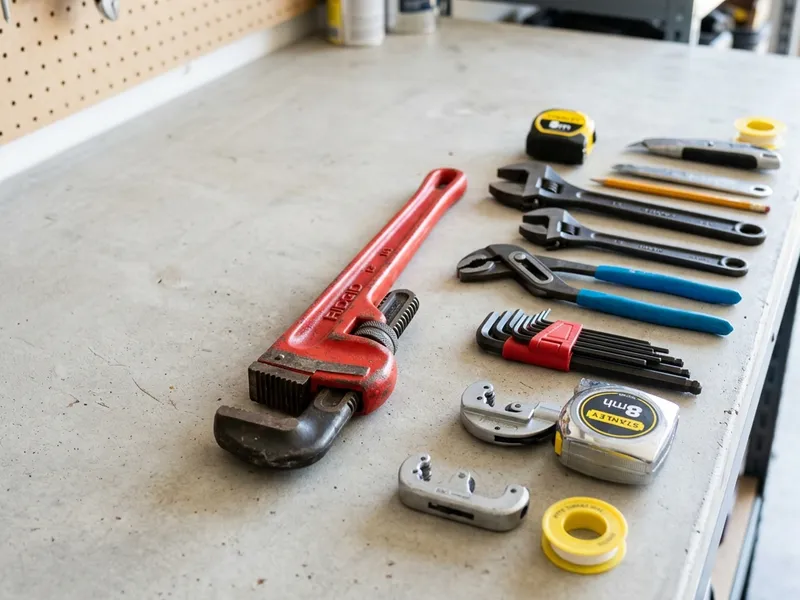 Professional plumbers in Houstonia, MO equipped with top-tier tools for residential and commercial plumbing services.